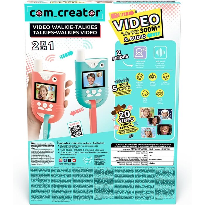 Canal Toys Video-Walkie-Talkies für Kinder: Interaktiver Spaß - bis zu 40% günstiger