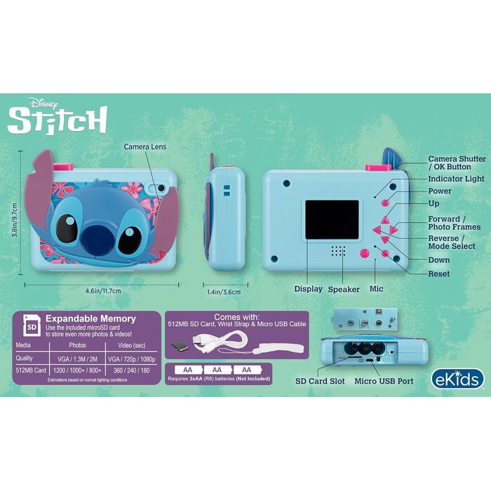 Digitalkamera für Kinder mit 5 Spielen & SD-Karte - bis zu 38% Rabatt