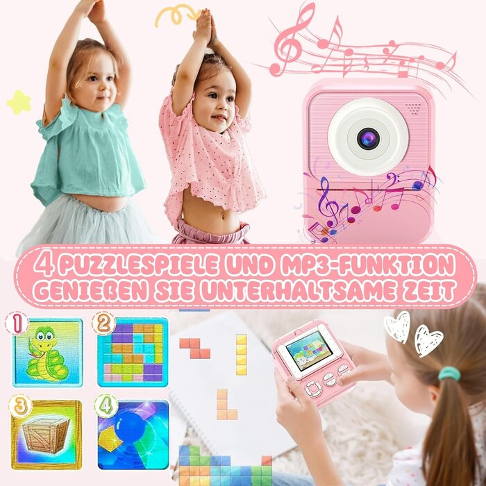 Sofortbildkamera für Kinder mit Zubehör - jetzt bis zu 38% günstiger!