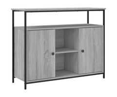 Vidaxl Zeitloses Sideboard 100x35x80 cm Sonoma-Grau - jetzt bis zu 73% sparen!