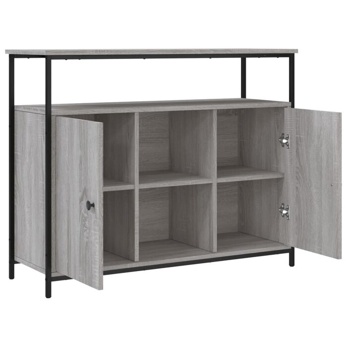 Vidaxl Zeitloses Sideboard 100x35x80 cm Sonoma-Grau - jetzt bis zu 73% sparen!