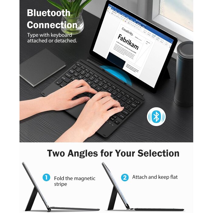 Bluetooth-Tastatur für Surface Go 1-4 mit Trackpad - bis zu 37% Rabatt