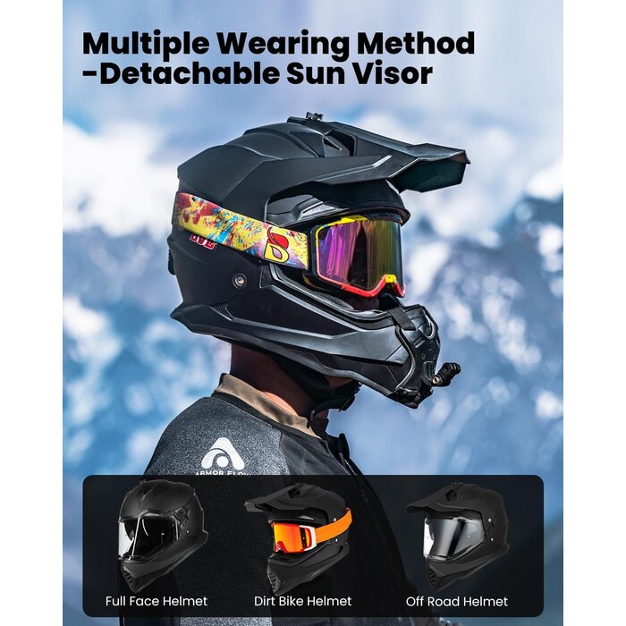 Dual-Sport Adventure Helm | Mattschwarz | Größe M | bis zu 36% Rabatt