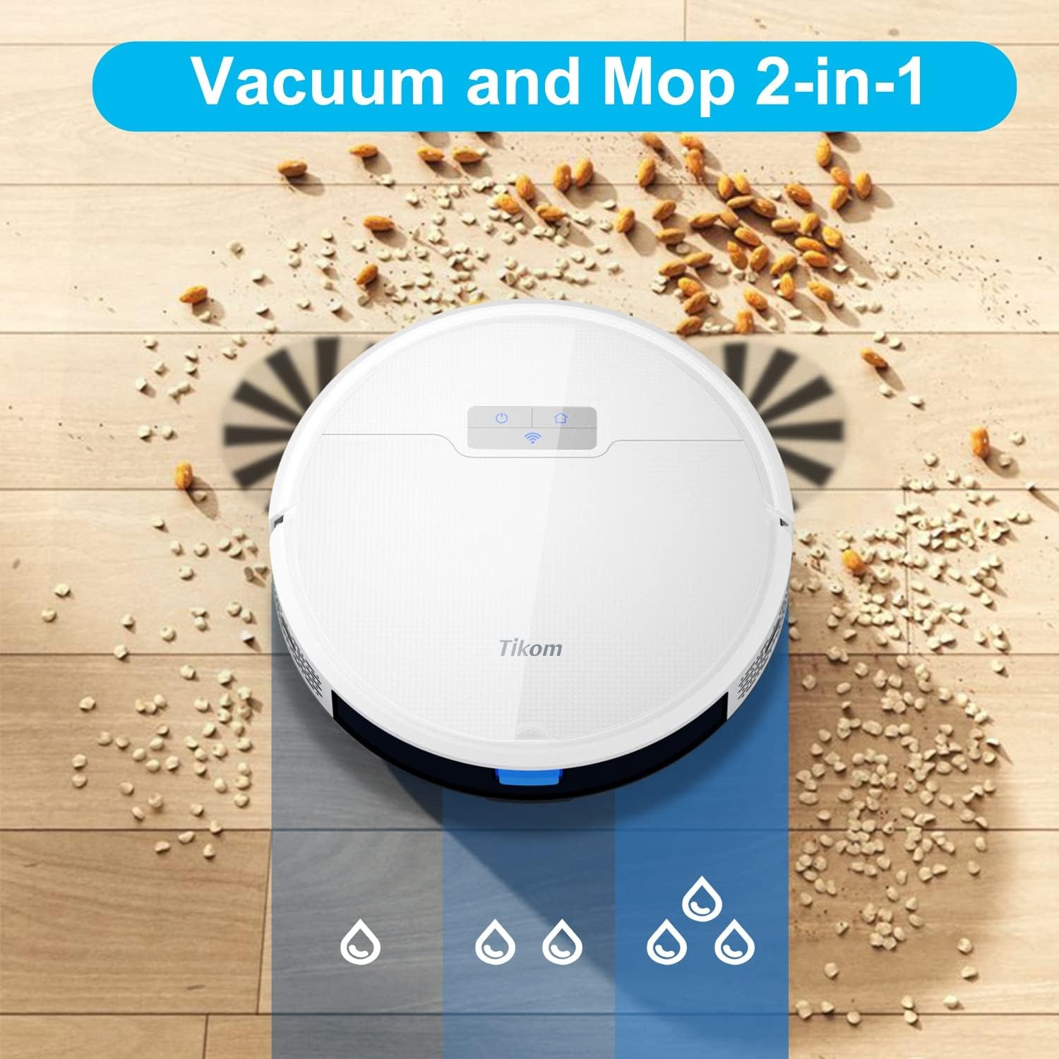 2-in-1 Saugroboter & Wischfunktion, 4500 Pa, bis zu 41 % reduziert
