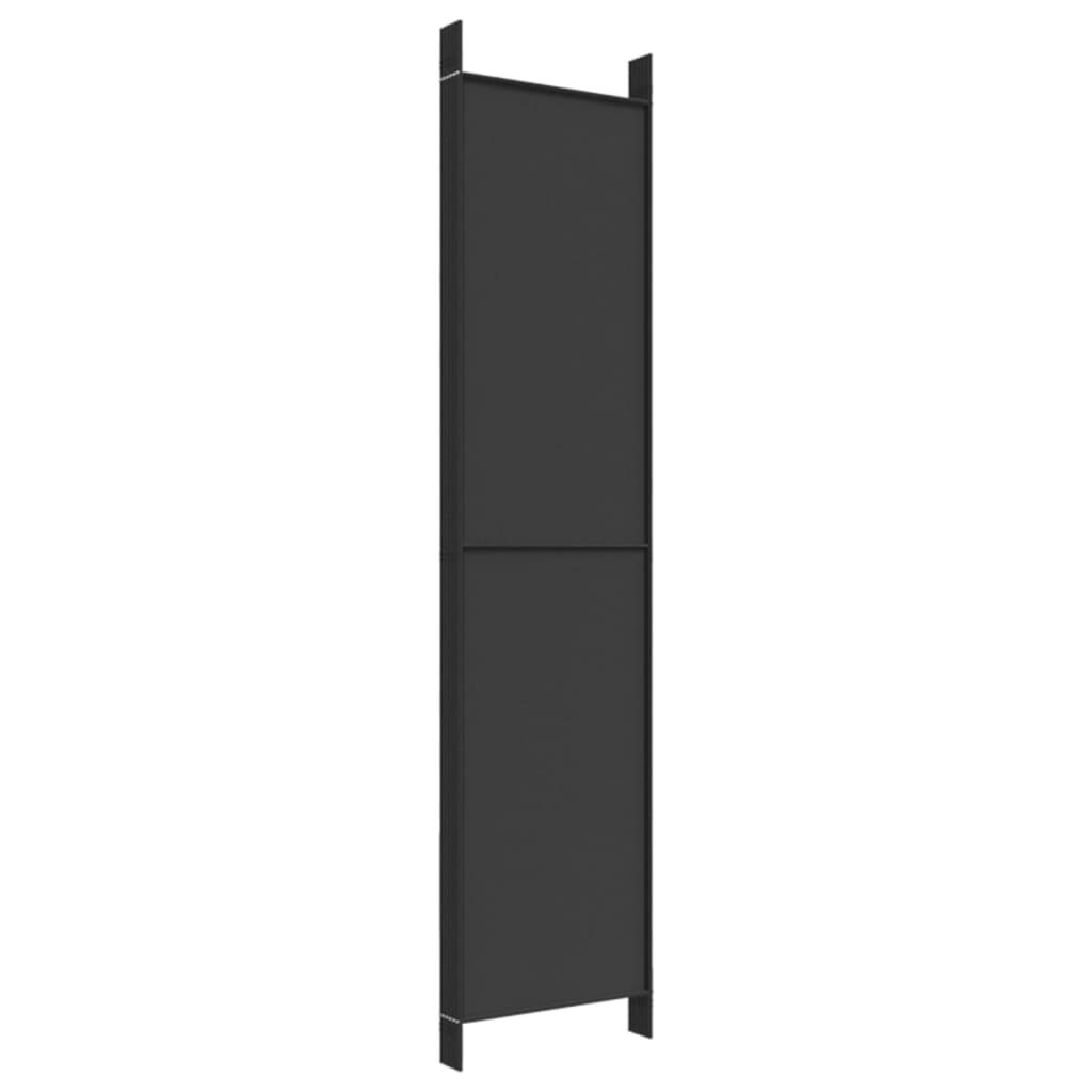 Vidaxl Flexibler Raumteiler 300x220 cm, Schwarz - bis zu 41% Rabatt!