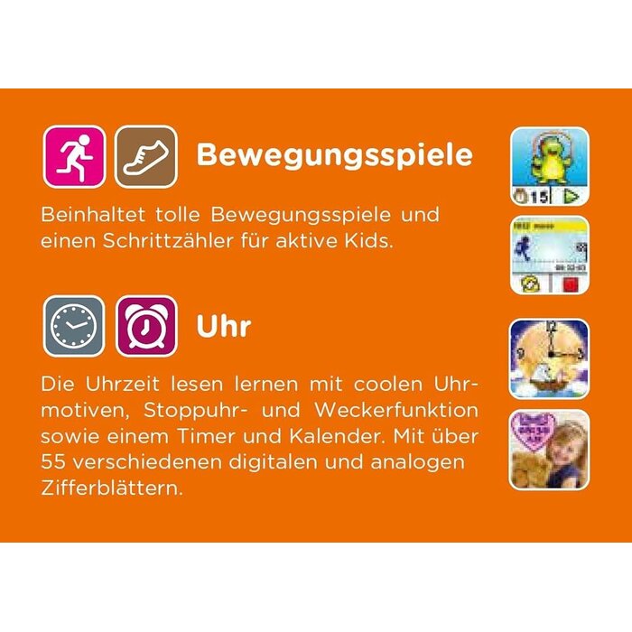 Vtech Kindersmartwatch DX2 mit Doppelkamera & Touchscreen - Violett - bis zu 40% Rabatt