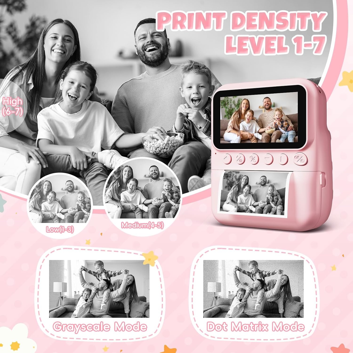 Digitale Kinder-Sofortbildkamera 48MP - Pink - Sparen Sie bis zu 39%