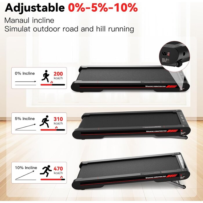 Kompaktes Laufband mit Vibrationsfunktion - bis zu 41% Rabatt