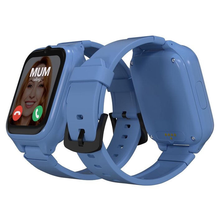 4G Kinder-Smartwatch mit GPS & SOS - Lichtblau - bis zu 41% sparen