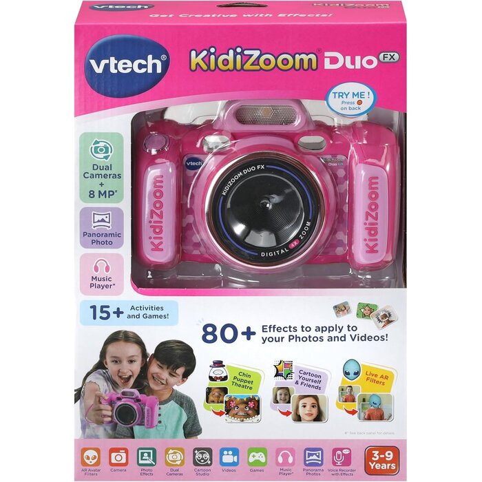 Vtech Digitalkamera für Kinder mit Doppellinse & Effekten, Pink - bis zu 36% Rabatt