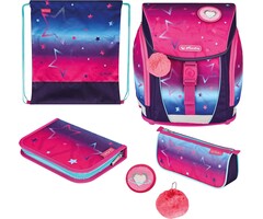 Ergonomischer Schulrucksack mit Sternen-Motiv Pink - bis zu 43% Rabatt
