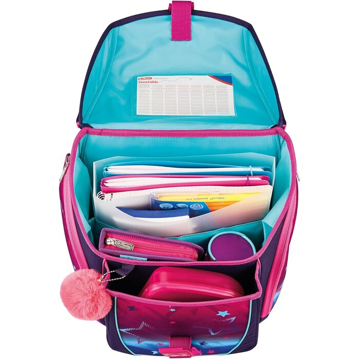 Schulrucksack für Kinder mit Sternen-Motiv Pink - bis zu 37% sparen