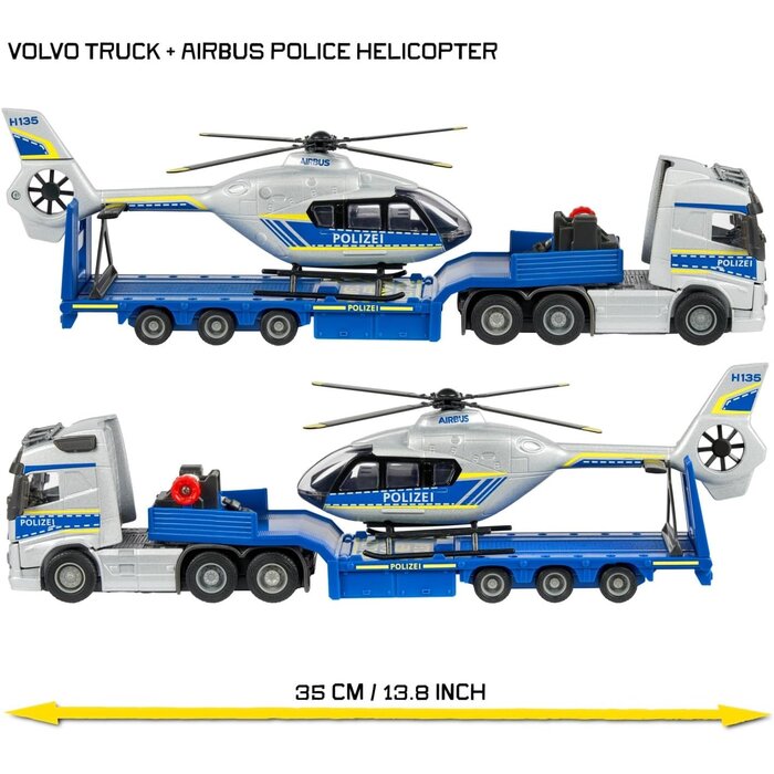 Polizei-Spielzeugset LKW & Hubschrauber - bis zu 38% sparen
