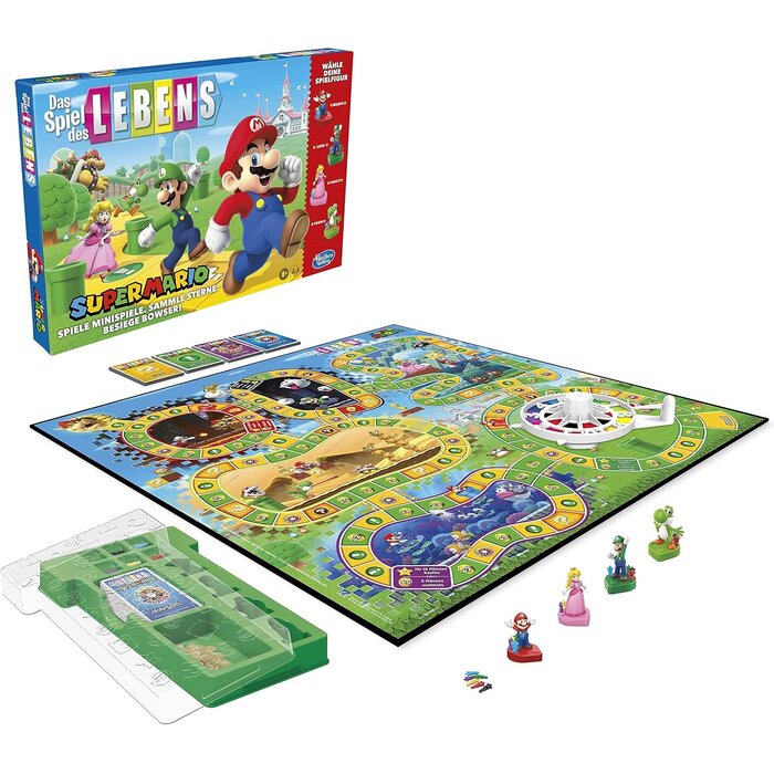 Super Mario Spiel des Lebens Brettspiel - Neuwertig, bis zu 39% günstiger