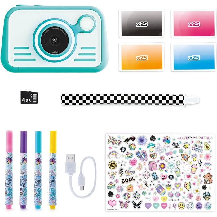 Canal Toys Digitale Sofortbildkamera für Kinder - 32 MP - Bis zu 40% Rabatt