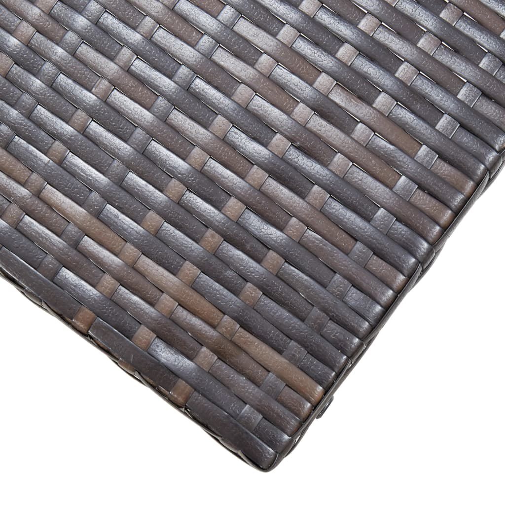 Vidaxl Klapphocker aus PE-Rattan, 44x44x40 cm - jetzt bis zu 40% günstiger