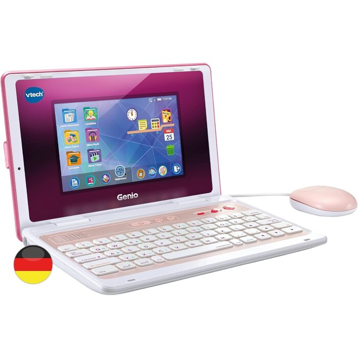 Vtech Kindgerechter Lernlaptop in Rosa - 40 Lernspiele - Jetzt bis zu 41% sparen