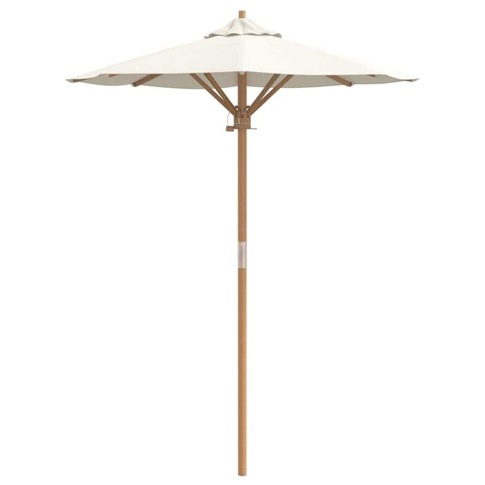 Vidaxl Quadratischer Sonnenschirm Bambus Creme 150x150cm - bis zu 42% sparen