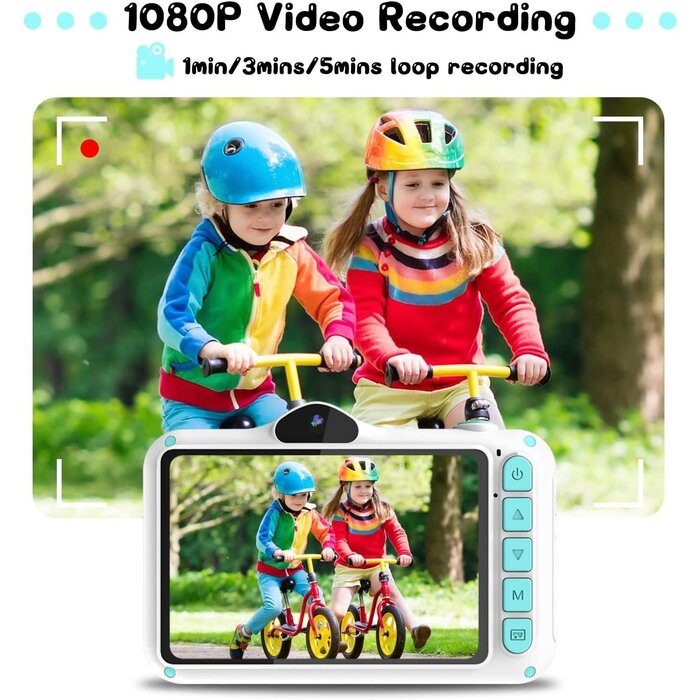 Kinder-Digitalkamera mit 3,5 Zoll Display & HD-Video - bis zu 39% sparen