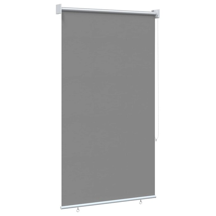 Vidaxl Wetterfestes Außenrollo 100 x 230 cm - Lichtgrau - Bis zu 37% Rabatt