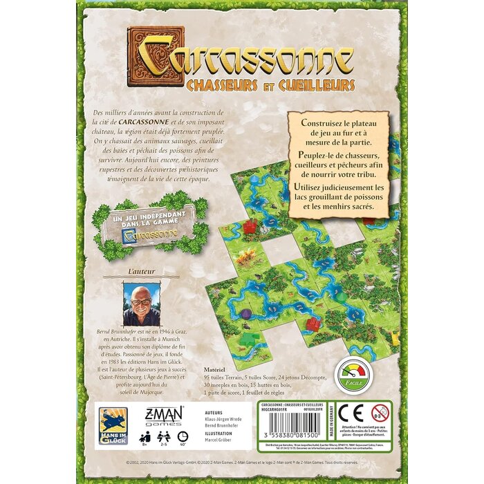 Strategisches Legespiel Carcassonne Jäger und Sammler - bis zu 38% sparen