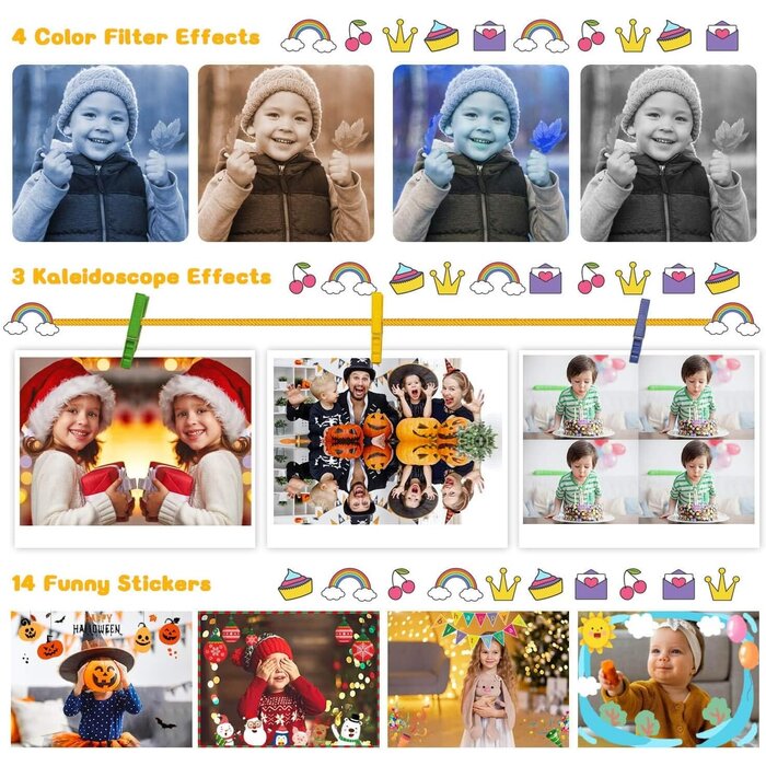 Digitale Kinderkamera Rosa - 12 MP & 32 GB Speicher - bis zu 38% Rabatt