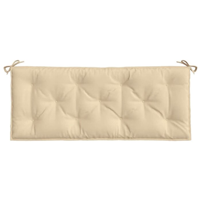 Vidaxl Gartenbankauflagen 2er-Set 120x50x7cm Beige - bis zu 40% günstiger