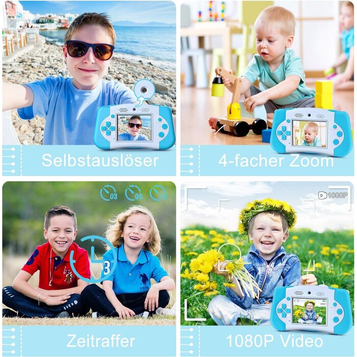 Digitale Kinderkamera & Konsole mit MP3-Player - bis zu 38% Rabatt
