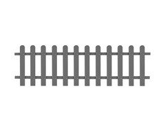 Vidaxl WPC-Gartenzaun 200x60 cm Grau - Jetzt bis zu 57 % Rabatt sichern