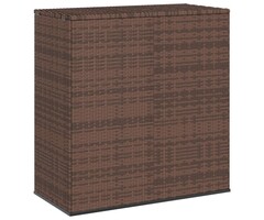 Vidaxl Gartenbox aus PE-Rattan - Braun, 100x49x103,5 cm - bis zu 41% Rabatt