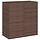 Gartenbox aus PE-Rattan - Braun, 100x49x103,5 cm - bis zu 41% Rabatt