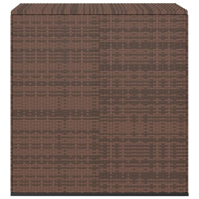 Vidaxl Gartenbox aus PE-Rattan - Braun, 100x49x103,5 cm - bis zu 41% Rabatt