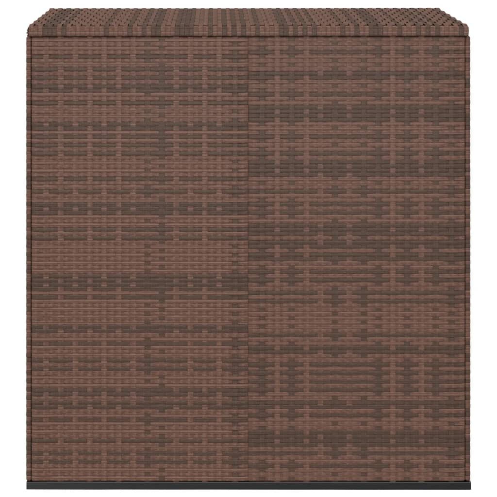 Vidaxl Gartenbox aus PE-Rattan - Braun, 100x49x103,5 cm - bis zu 41% Rabatt