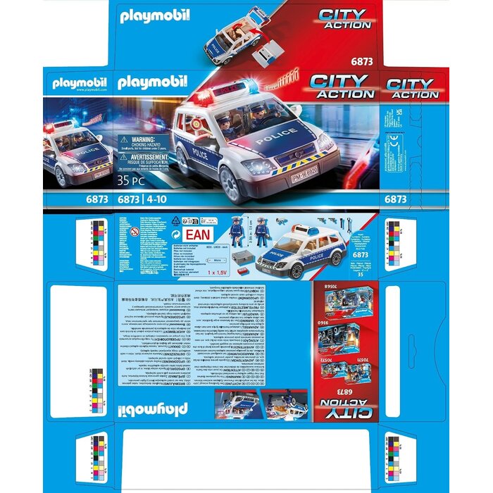 Polizeiwagen Spielset mit Licht & Sound - jetzt bis zu 38% sparen!