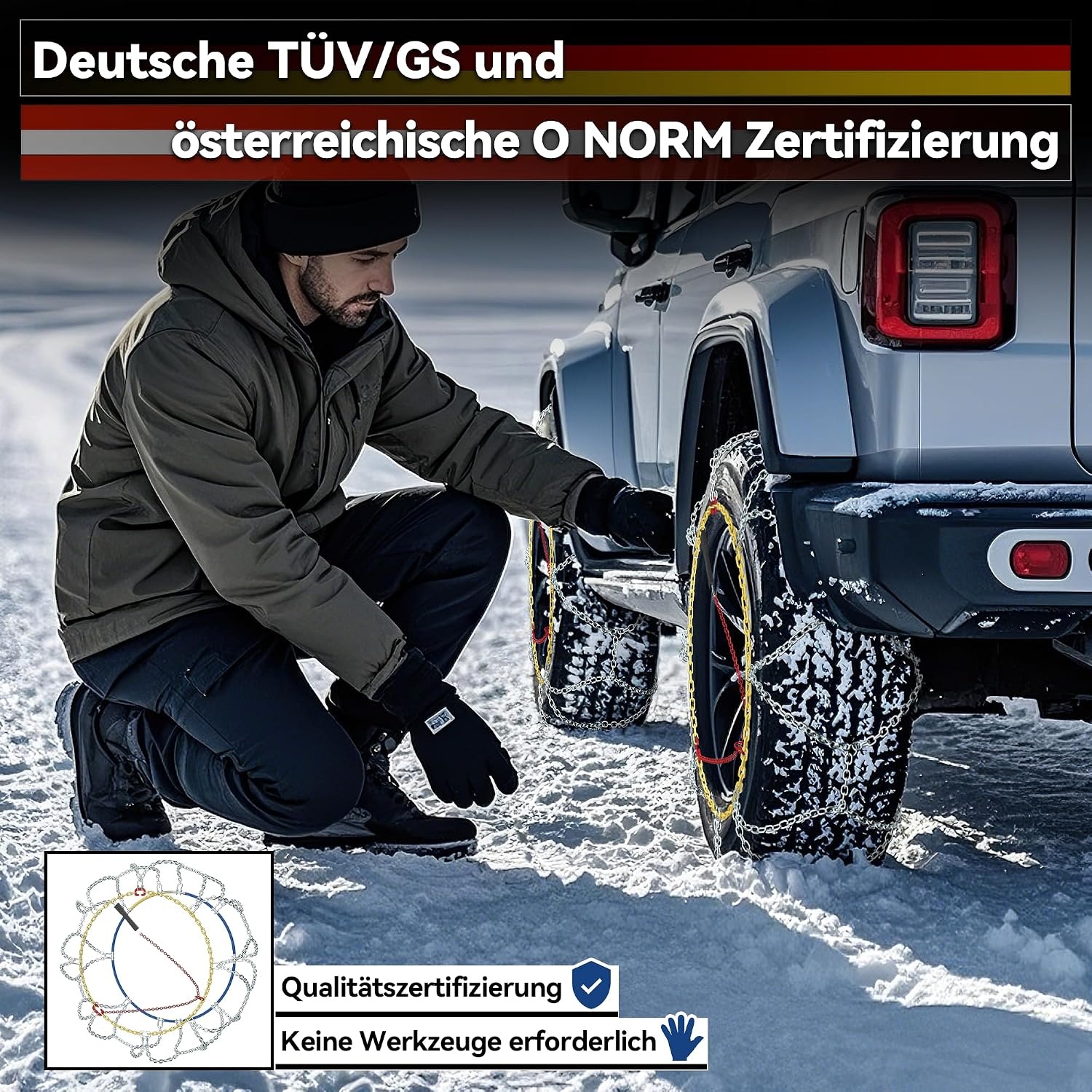 Schneeketten KNS 110 für Wohnmobile & Transporter - bis zu 38% Rabatt
