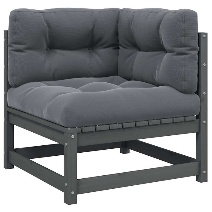 Vidaxl Garten-Ecksofa aus Kiefernholz mit Kissen - Outlet bis zu 36% Rabatt