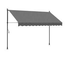 Vidaxl Klemmmarkise 300x150 cm Anthrazit - Bohrlos - bis zu 41% sparen