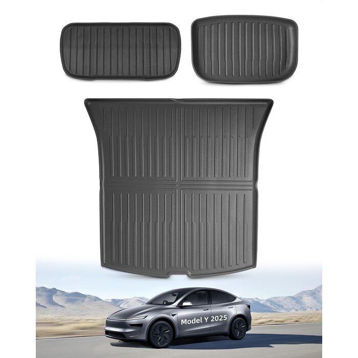 3-tlg. Kofferraummatten-Set Tesla Model Y Juniper 2025-26 - bis zu 64% Rabatt