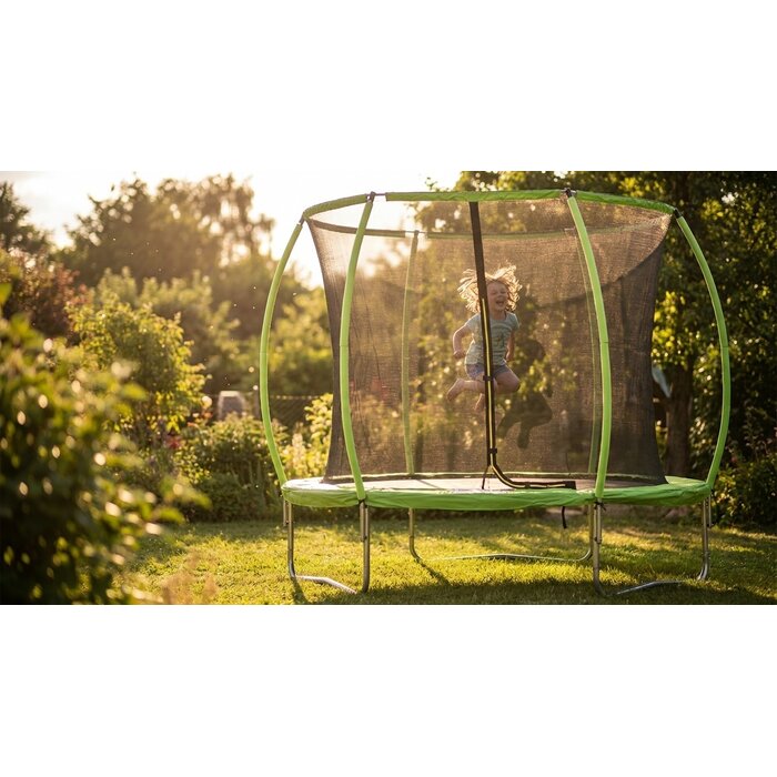 Viking Choice Gartentrampolin 244 cm mit Sicherheitsnetz - Jetzt bis zu 32% günstiger