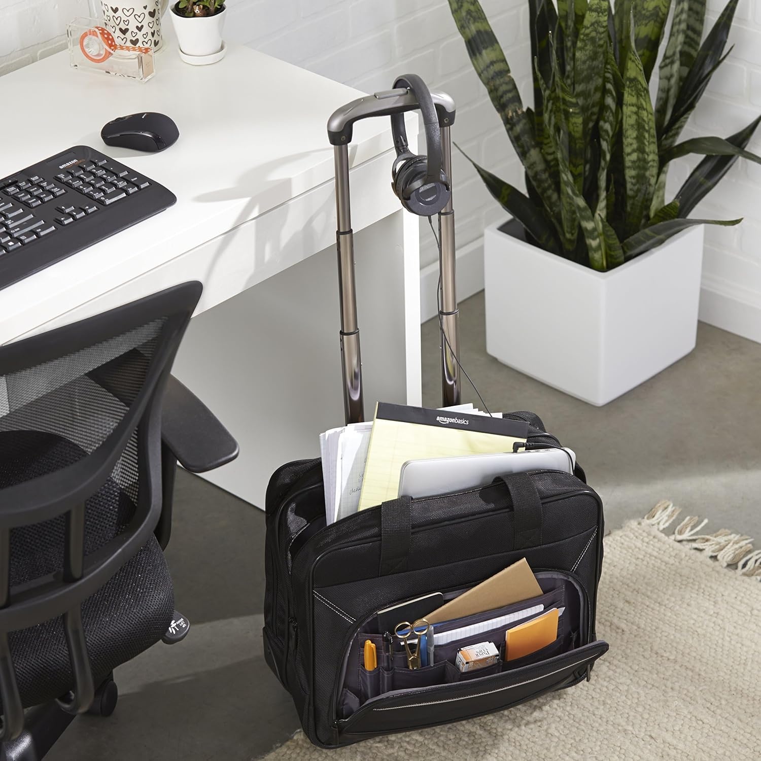 Amazon Laptop-Trolley für 15,6 Zoll bis zu 34% günstiger - Schwarz, Robust