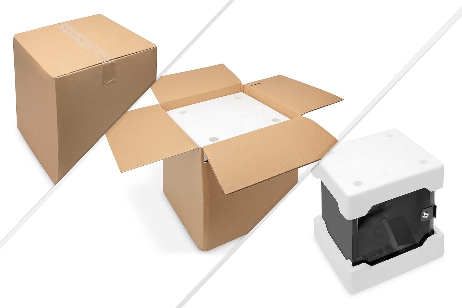 Amazon 10 Zoll Netzwerkschrank 6HE - Wandmontage - Schwarz - bis zu 34% Rabatt