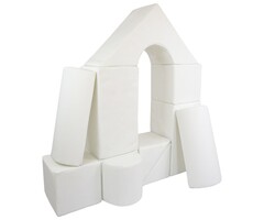 Viking Choice Große Schaumstoff-Bausteine 11-tlg. Set - Weiß - bis zu 47% sparen!