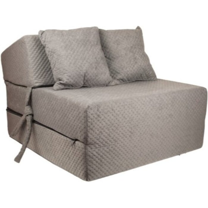 Viking Choice Klappmatratze mit Kissen 70x200 cm - Grau - Faltbar - bis zu 34% Rabatt