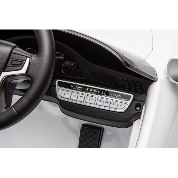 Viking Choice Elektrisches Kinderauto - Weiß - Bluetooth & Fernsteuerung - bis zu 34% Rabatt