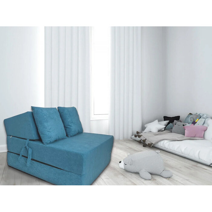 Viking Choice Klappmatratze Gästebett 200x70x15cm - Blau - inkl. 2 Kissen - bis zu 32% Rabatt