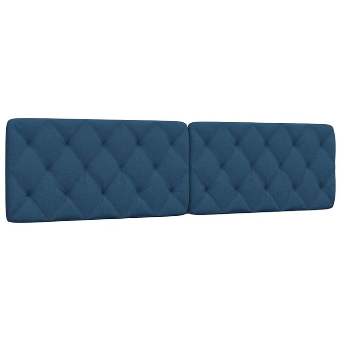Vidaxl Stilvolles Kopfkissen 200 cm für Betthaupt - Blau - bis zu 34% Rabatt
