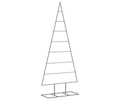 Vidaxl Design Weihnachtsbaum aus Metall, 180 cm - Schwarz - bis zu 61% Rabatt