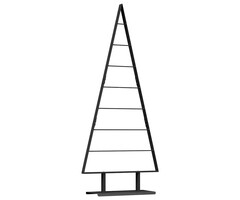 Vidaxl Minimalistischer Metall-Weihnachtsbaum 150 cm - Schwarz - bis zu 29% Rabatt