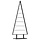 Minimalistischer Metall-Weihnachtsbaum 150 cm - Schwarz - bis zu 29% Rabatt