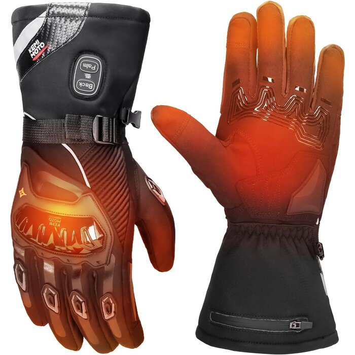 Kemimoto Beheizbare Motorrad- & Skihandschuhe - Touchscreen - Größe L - bis zu 29% Rabatt